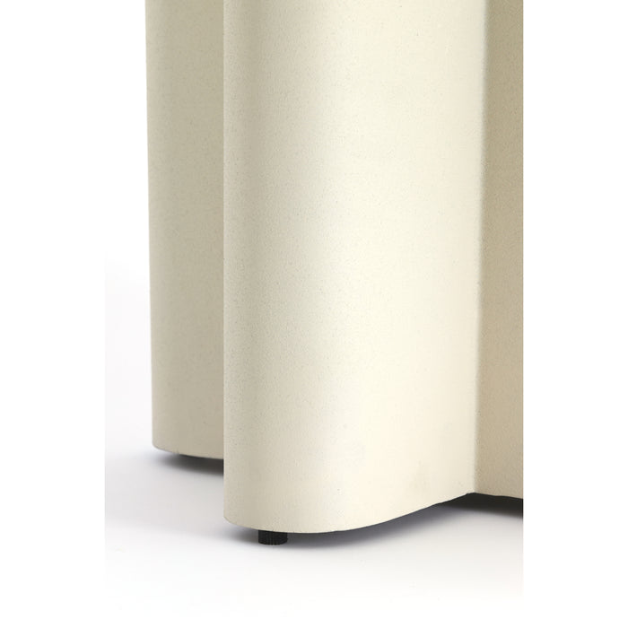 Light & Living Light&living Bijzettafel Ø36x42 cm MIKADO mat crème