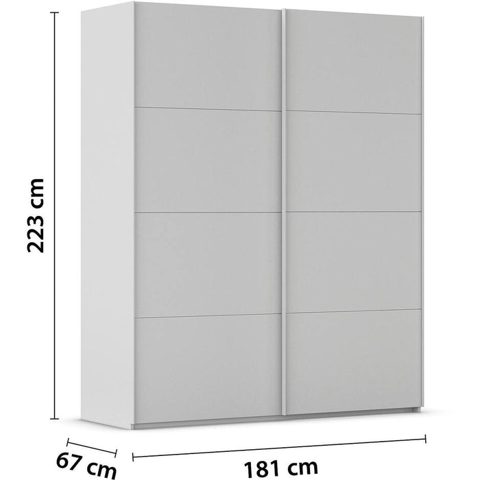 Goossens Kledingkast Finca in hoogwaardig meubelplaat