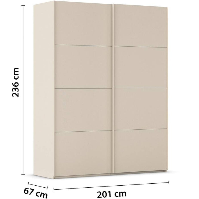 Goossens Kledingkast Finca in hoogwaardig meubelplaat