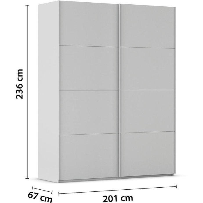 Goossens Kledingkast Finca in hoogwaardig meubelplaat