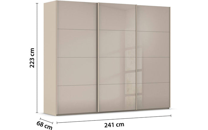 Goossens Kledingkast Finca in hoogwaardig meubelplaat