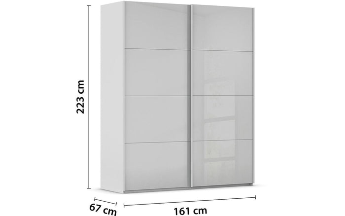 Goossens Kledingkast Finca in hoogwaardig meubelplaat
