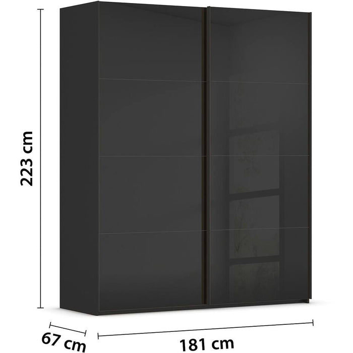 Goossens Kledingkast Finca in hoogwaardig meubelplaat