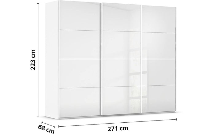 Goossens Kledingkast Finca in hoogwaardig meubelplaat