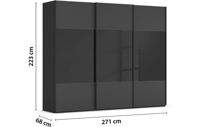 Goossens Kledingkast Finca in hoogwaardig meubelplaat