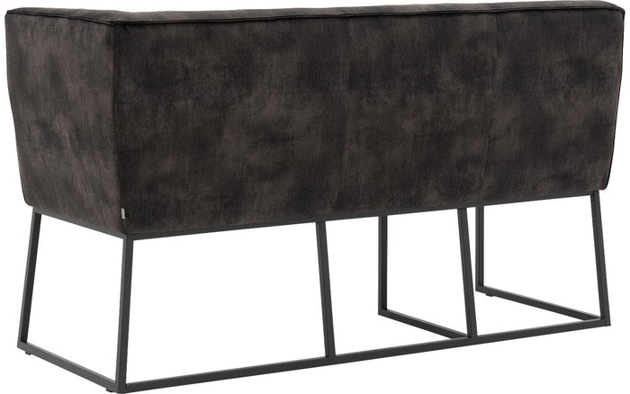 Goossens Excellent Eetkamerbank Tom, 150 cm breed met hoek voorstaand