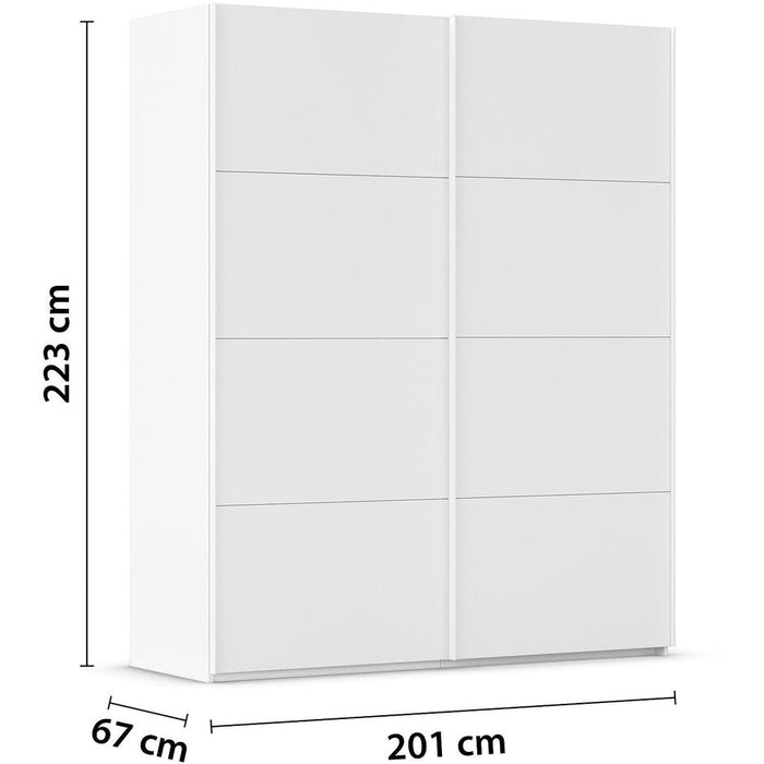 Goossens Kledingkast Finca in hoogwaardig meubelplaat