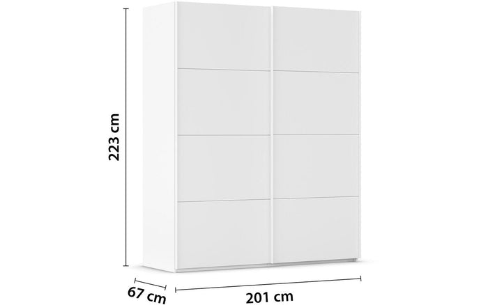 Goossens Kledingkast Finca in hoogwaardig meubelplaat