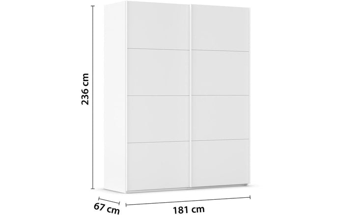 Goossens Kledingkast Finca in hoogwaardig meubelplaat