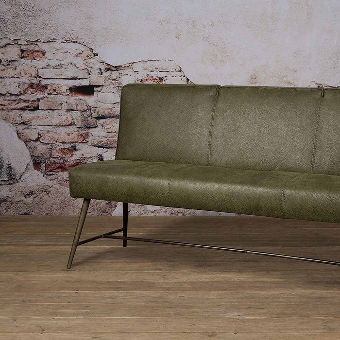 Anli-Style Tower living Belmonte bench 155 - fabric cherokee 13 green