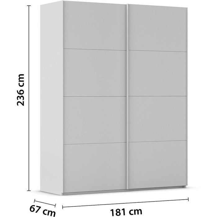 Goossens Kledingkast Finca in hoogwaardig meubelplaat