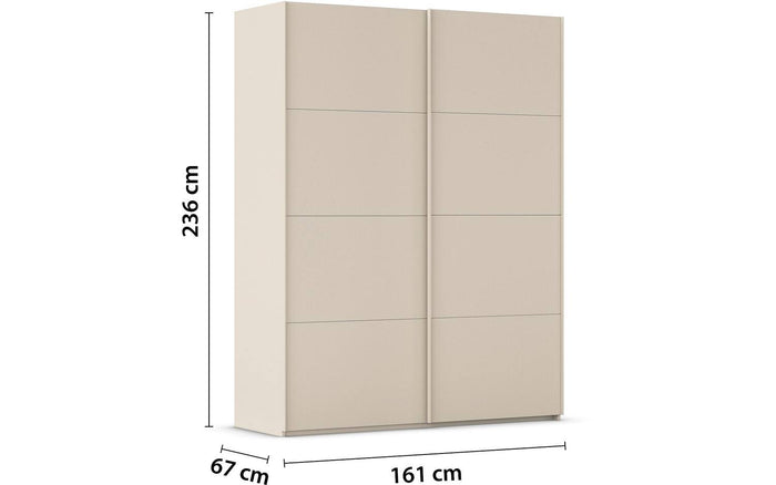 Goossens Kledingkast Finca in hoogwaardig meubelplaat