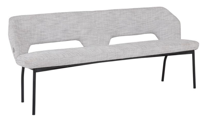 MUST Living Bench Bloom 190,86x190x57 cm, polaris light grey