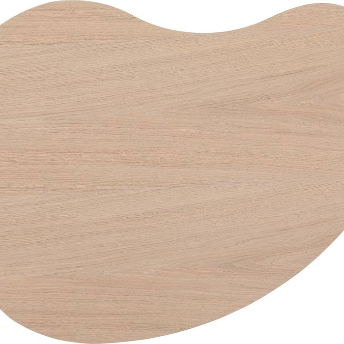 Goossens Salontafel Saya in Eiken gelakt roomwit