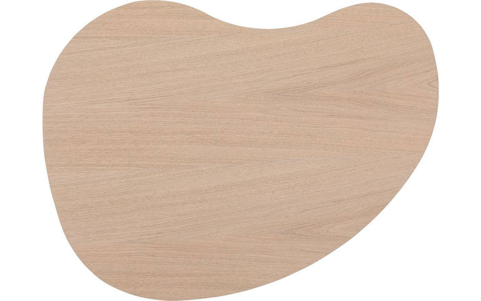 Goossens Salontafel Saya in Eiken gelakt roomwit