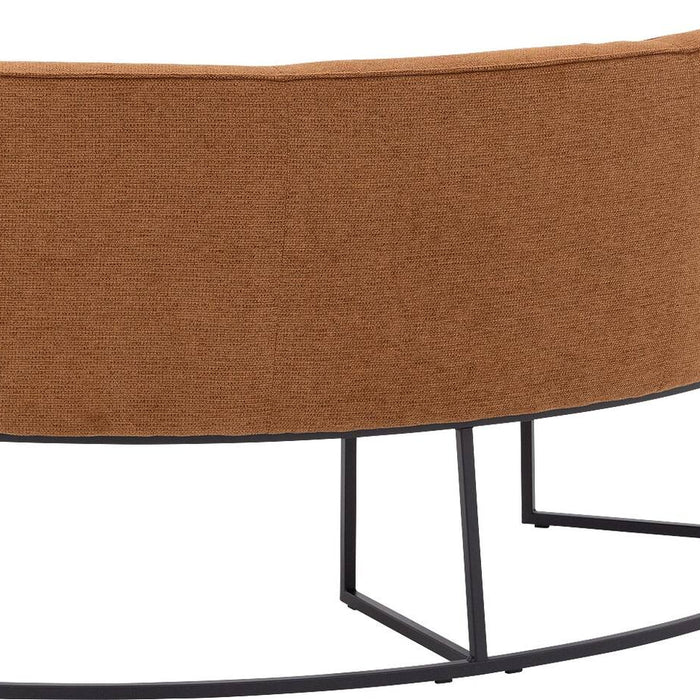 Goossens Excellent Eetkamerbank Tom, Rond 174 cm breed