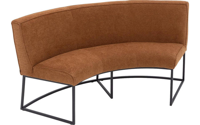 Goossens Excellent Eetkamerbank Tom, Rond 174 cm breed