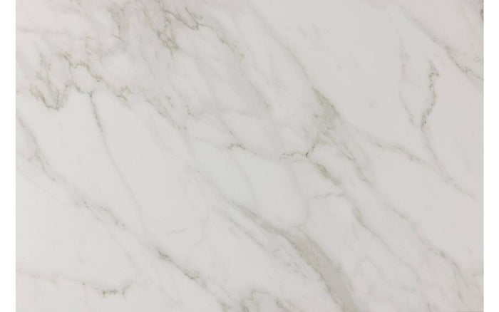 Goossens salontafel Dexter in Keramiek wit geaderd