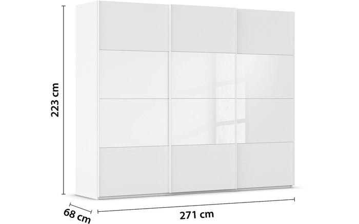 Goossens Kledingkast Finca in hoogwaardig meubelplaat