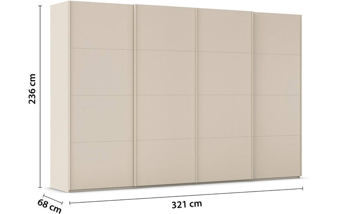 Goossens Kledingkast Finca in hoogwaardig meubelplaat