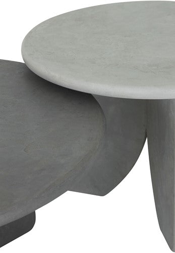 DTP Home Coffee table Melo Air, set of 2,40xØ55 cm (color: Frost) |...