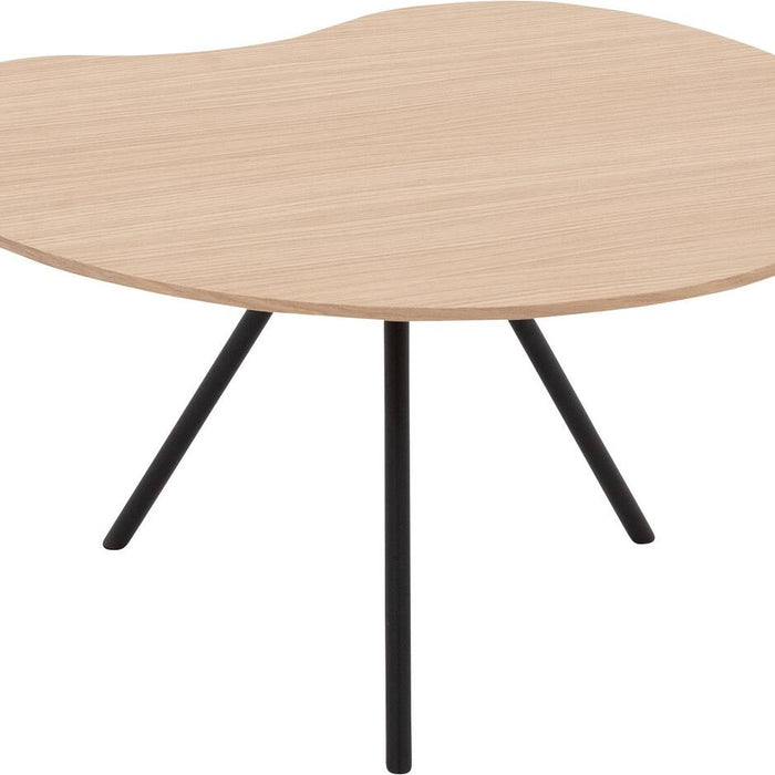 Goossens Salontafel Saya in Eiken olie wit