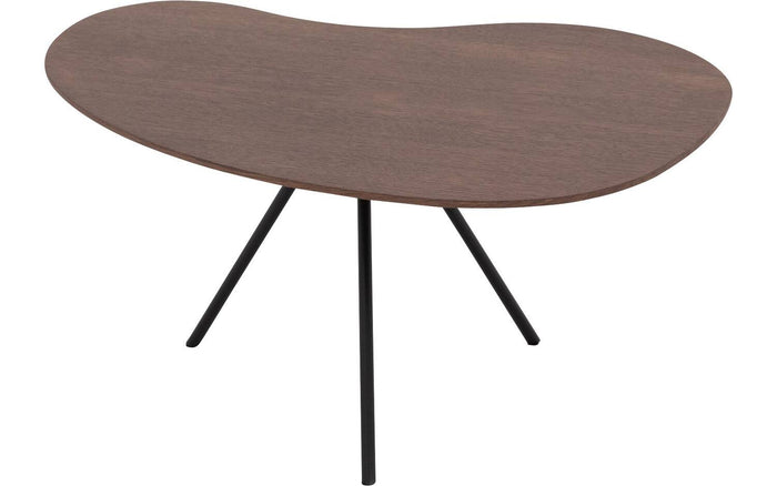 Goossens Salontafel Saya in Eiken soft touch lak notenkleur