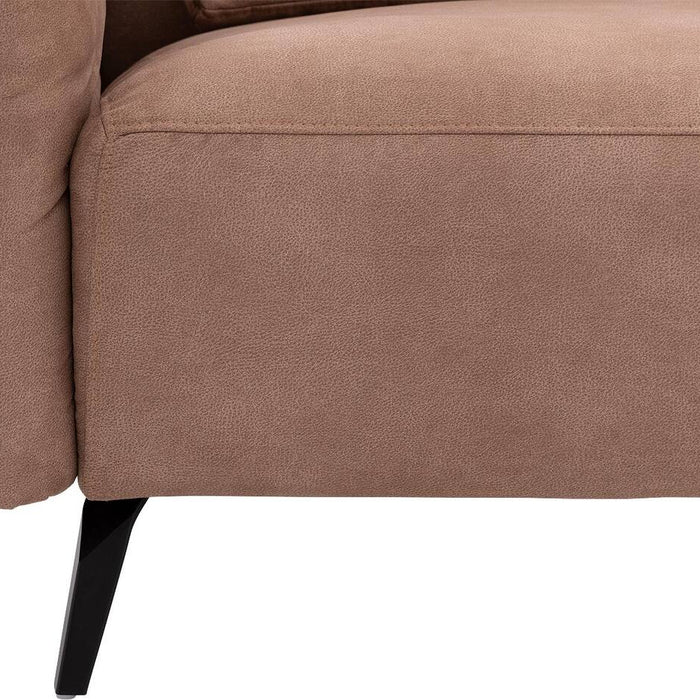 Goossens Hoekbank Aldin met verstelbare arm- en hoofdsteunen