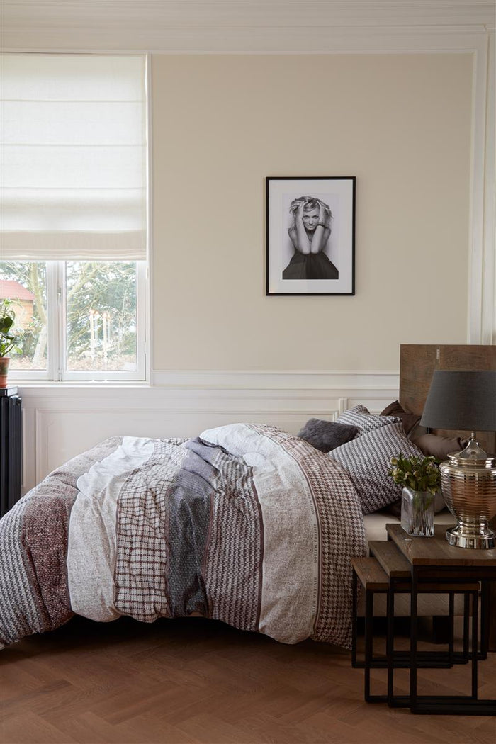 Riviera Maison Tailor dekbedovertrek - 200x200|220 - Antraciet