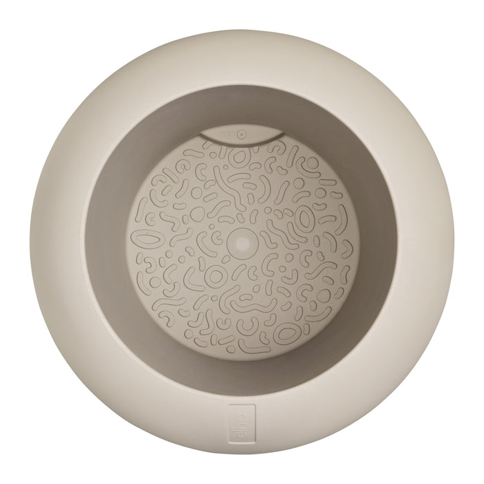 Elho Amber Roll High 43 - Balanced beige - Ø 43 x H 58 cm - Binnen en Buiten - 100% gerecycled kunststof