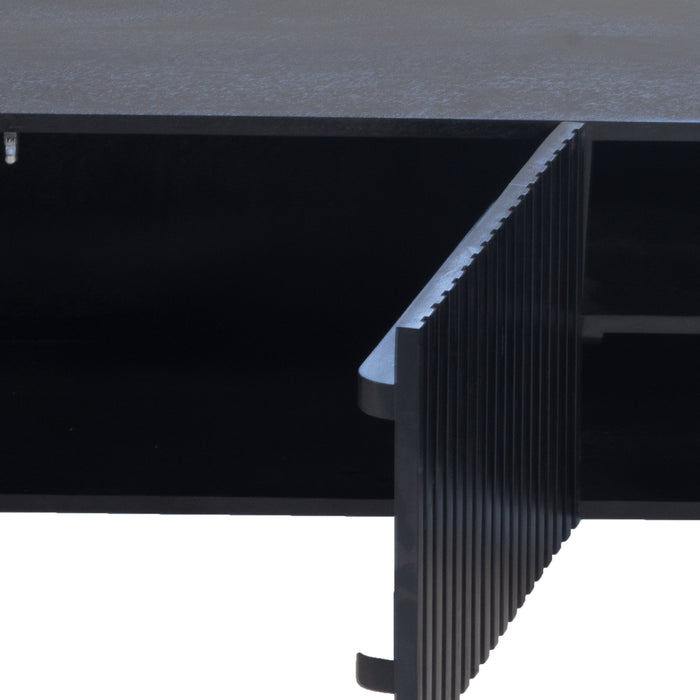 Giga Meubel - Tv-Meubel Zwart Mangohout - 150cm - 150x40x50cm