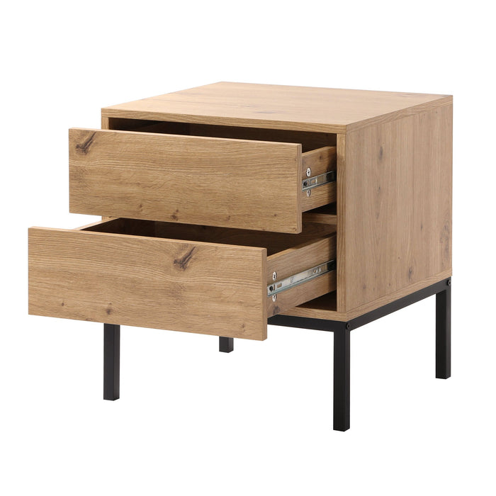 Calicosy - Nachtkastje Lenny - Houten effect