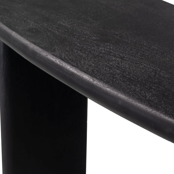 Giga Meubel - Sidetable Mangohout Zwart - 113x44x76cm