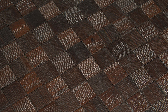 Housecraft Living Webster Bijzettafel Rond Teak Hout Bruin - Set van 2