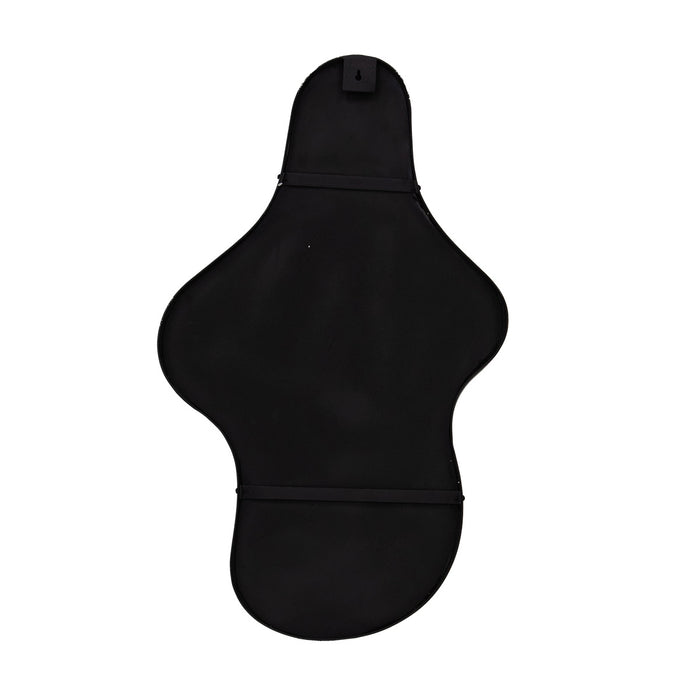 Giga Meubel - Spiegel Organisch - Zwart Metaal - 65x5x110cm - Dory