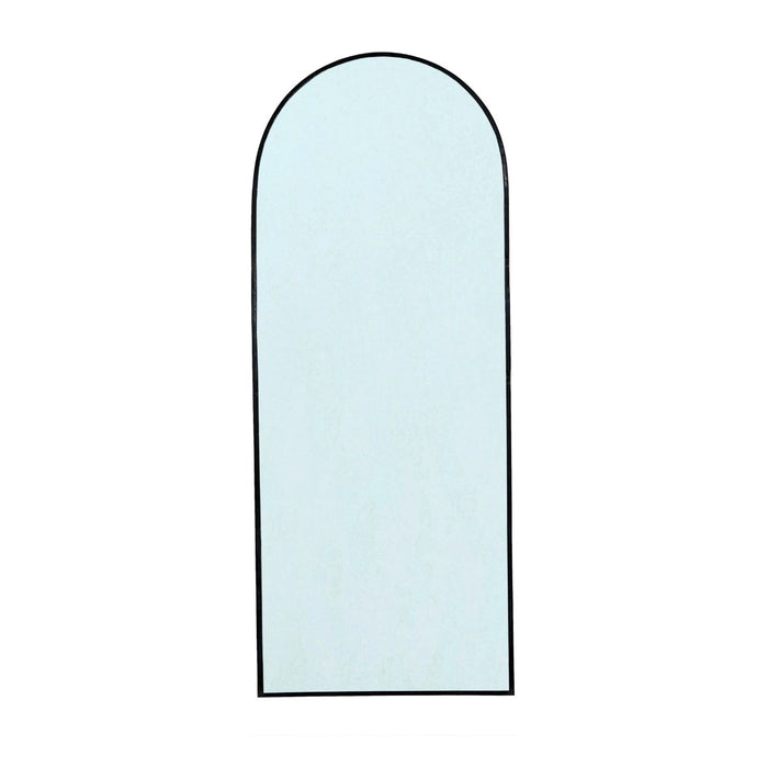 Giga Meubel - Staande Spiegel - Zwart Metaal - 80x3x180cm - Bowie