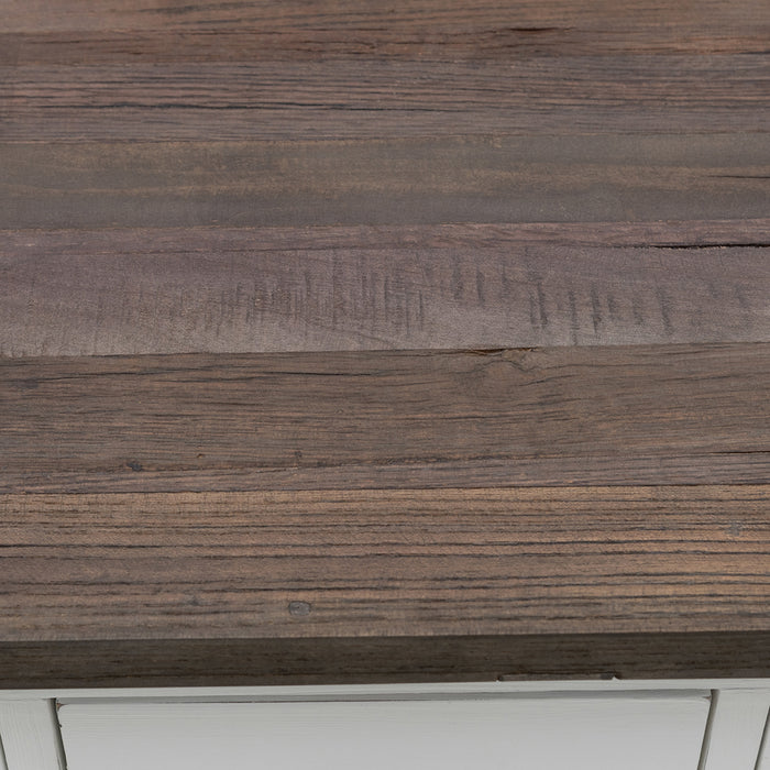 Rivièra Maison - Handgemaakte opbergkast in natuurkleur, van gerecycled elm- en populierenhout, 85x38x100 cm