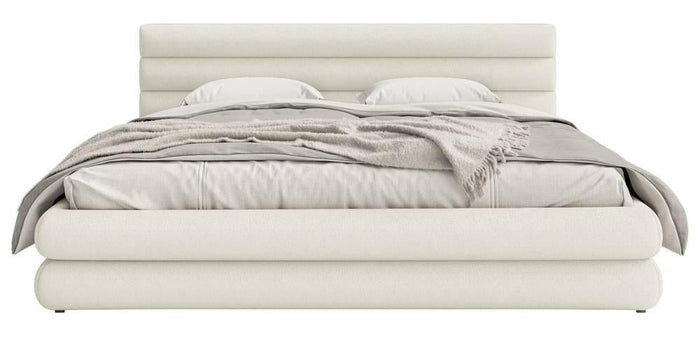 NADUVI Collection Gestoffeerd bed Alvaro chenille 140 x 200 met