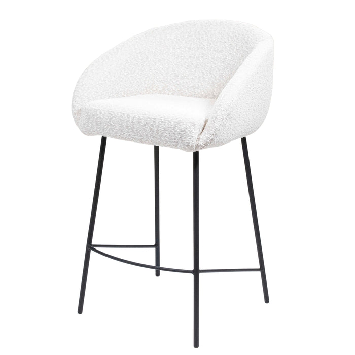 Giga Meubel - Barkruk Beige - Stof|Textiel - Lova - Set van 2