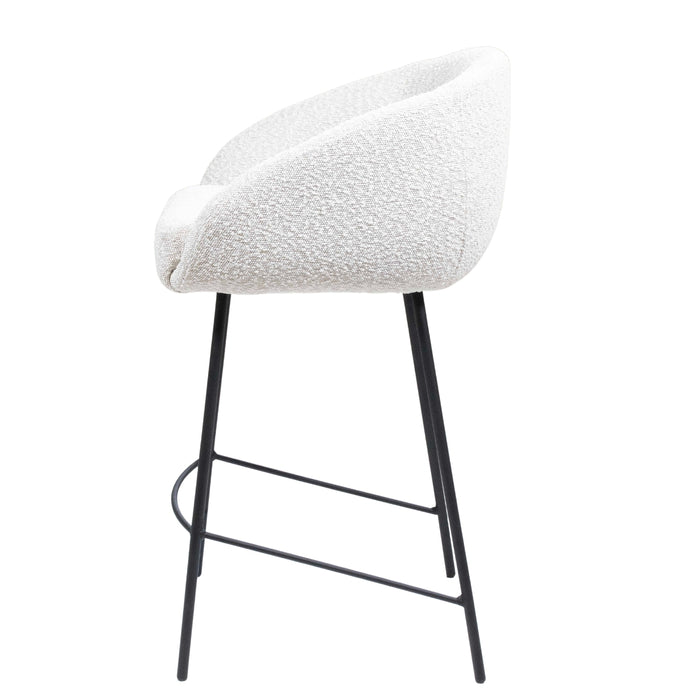 Giga Meubel - Barkruk Beige - Stof|Textiel - Lova - Set van 2