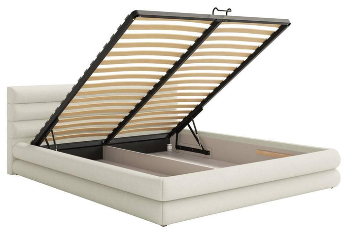 NADUVI Collection Gestoffeerd bed Alvaro chenille 180 x 200 met