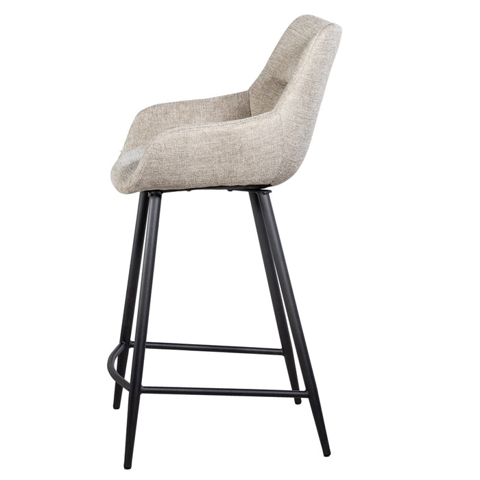 Giga Meubel - Barstoel Joah Beige - Set van 2