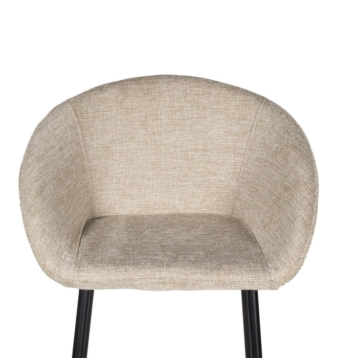 Giga Meubel - Barstoel Amira Beige - Set van 2