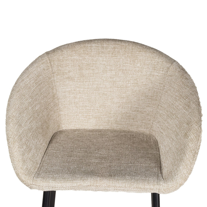 Giga Meubel - Barkruk Amira Beige - Set van 2