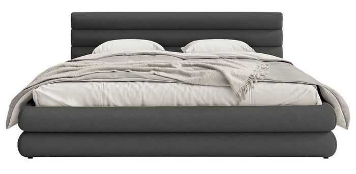 NADUVI Collection Gestoffeerd bed Alvaro chenille 140 x 200 met
