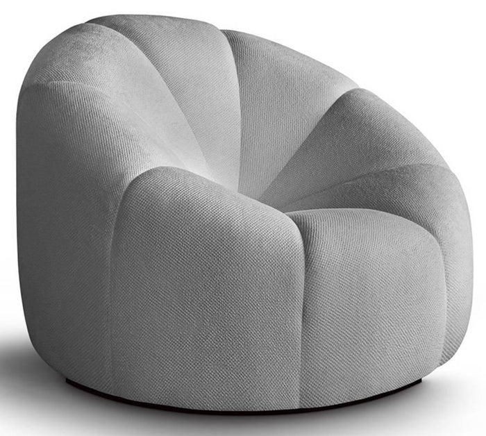 NADUVI Collection Fauteuil met poef Plush
