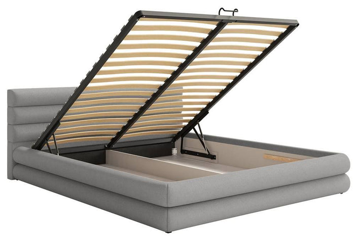 NADUVI Collection Gestoffeerd bed Alvaro chenille 160 x 200 met