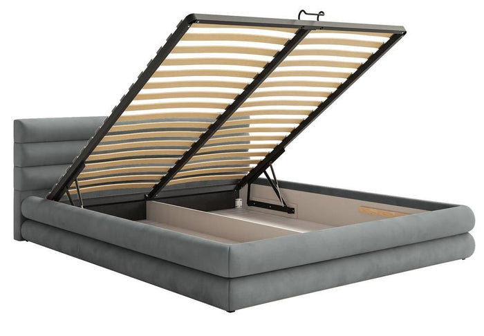 NADUVI Collection Gestoffeerd bed Alvaro chenille 160 x 200 met