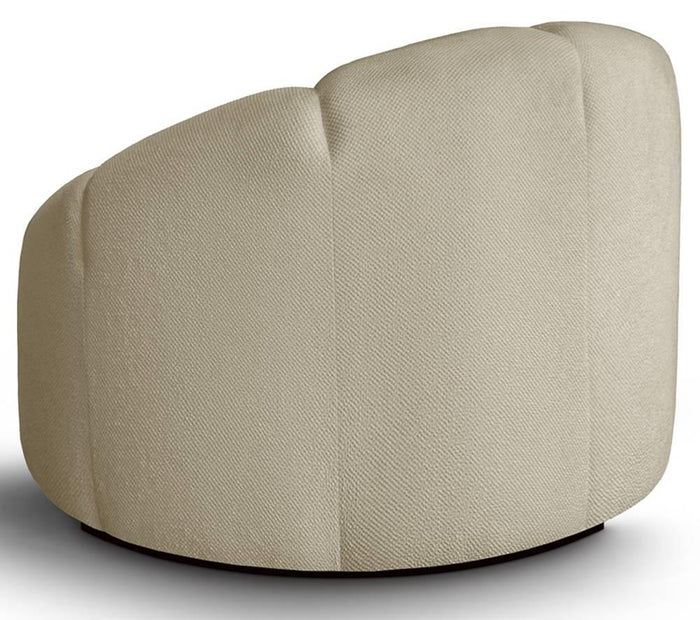 NADUVI Collection Fauteuil met poef Plush