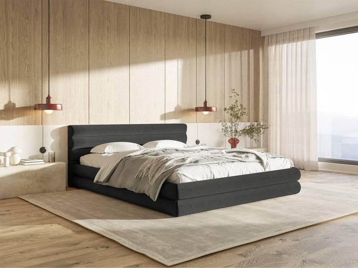 NADUVI Collection Gestoffeerd bed Alvaro chenille 180 x 200 met